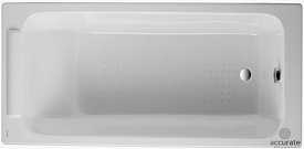 Jacob Delafon Parallel Ванна чугунная 170x70, белая с подголовником