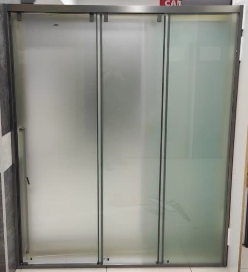 STELLA 110х200 см Душевое ограждение 7329 Графит