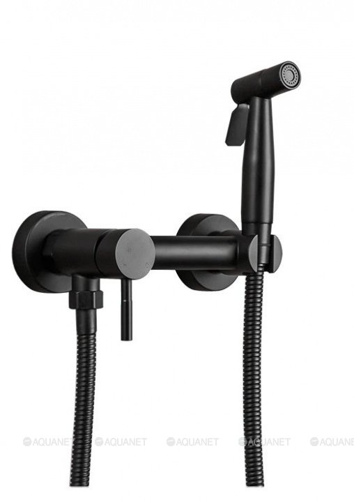 HAIBA Смеситель с гигиеническим душем черный HB5510-7