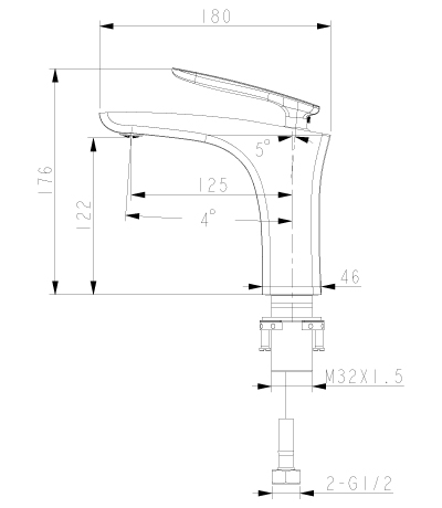 LeMark LM6806C "Белларио" Смеситель для умывальника