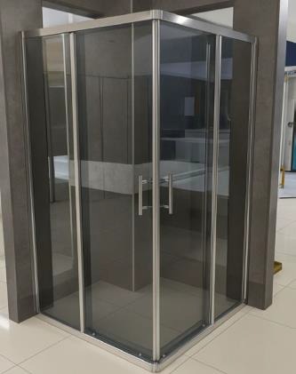 STELLA 90x90 Душевое ограждение 1002-4 Хром
