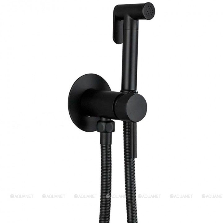 HAIBA Смеситель с гигиеническим душем черный HB5511-7