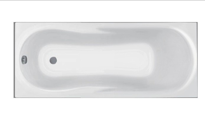 Ванна акриловая прямоугольная, Jika FLOREANA, 150*75 см,c панелью, с каркасом,