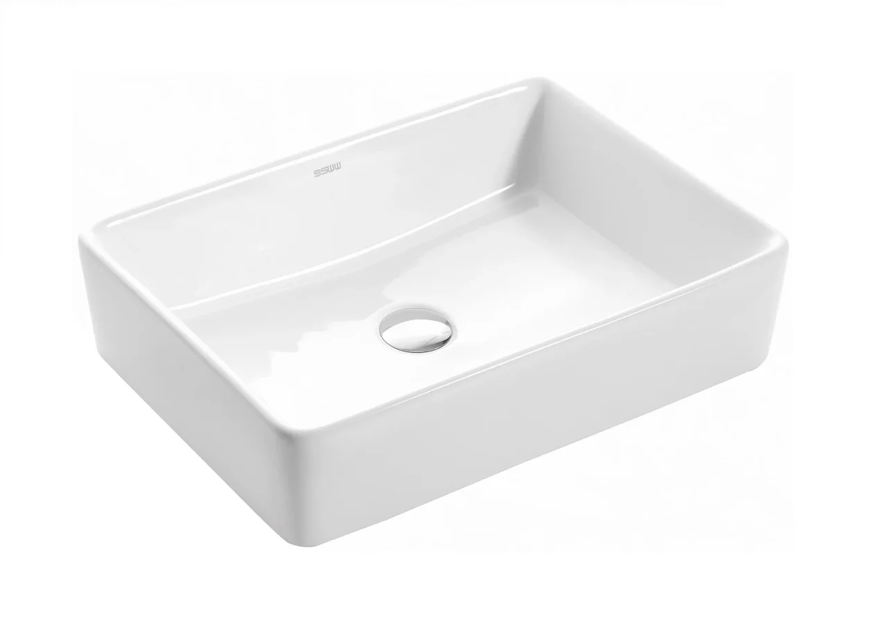 SSWW Раковина накладная 52, белая CL3153