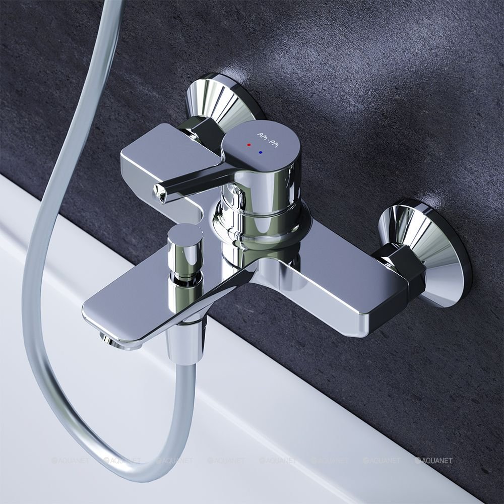 AmPm X-Joy S, смеситель для ванны, хром F85B10000