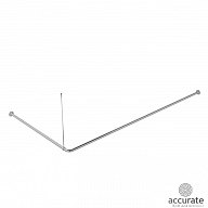 IDDIS Угловой карниз для ванной комнаты, 90-180 см, хром, Elegante