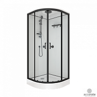 Кабина душевая ТРИТОН Прайм-Блэк М3 90*90А