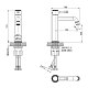 Lemark Pushkin LMF-8612B-C Смеситель для раковины