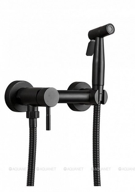 HAIBA Смеситель с гигиеническим душем черный HB5510-7