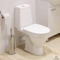 Унитаз-компакт Sanita Марс, косой выпуск, безободковый