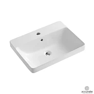 SSWW Раковина встраиваемая сверху 55, белая CL3323