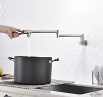 Pot Filler кран над плитой сатин