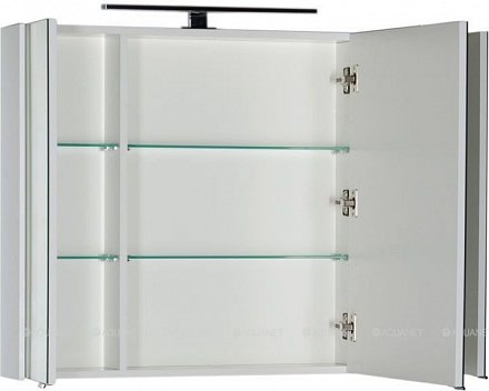 Aquanet Зеркало-шкаф Латина 100 Белый