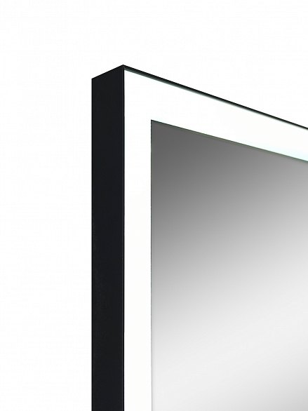 Зеркало Континент Frame Black LED 1200х700