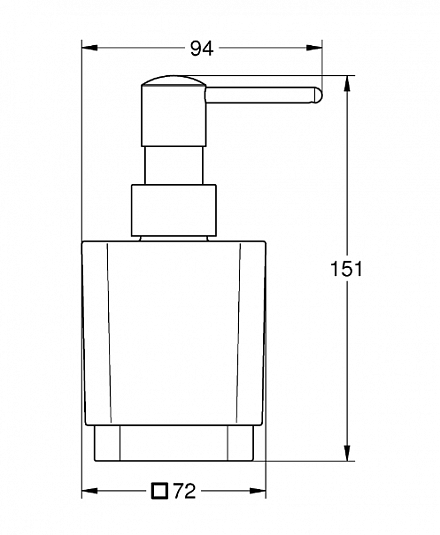 GROHE Selection Cube Дозатор жидкого мыла (40805000) 