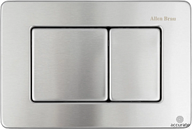 Allen Brau INFINITY Кнопка смыва пневмо, сталь, никель браш  9.20006.BN