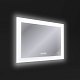Зеркало Cersanit LED 060 Design Pro 80 белое с подогревом LED подсветка