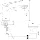 LeMark LM5906CW "ALLEGRO" Смеситель для умывальника хром/белый