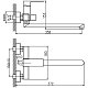 Смеситель для ванны Haiba HB 22191 хром	