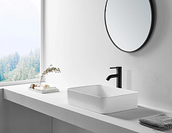 SSWW Раковина накладная 55, белая CL3337