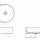 Раковина CERSANIT CREA 38, RING