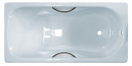 Ванна чугунная, Универсал «Сибирячка» 150*75 см, с ручками