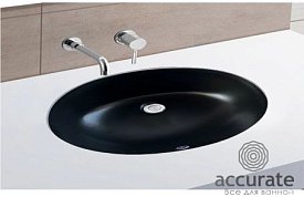 Alrossa 2025MB,Раковина врезная черная