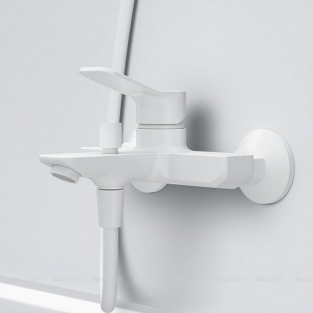 AmPm X-Joy, смеситель для ванны, белый F85A10033
