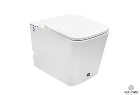 SANITECO Унитаз приставной импульсный A-370A IMPULS белый 