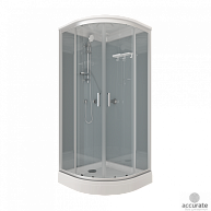 Кабина душевая ТРИТОН Прайм-Сатин М3 90*90А