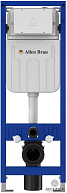 AllenBrau 9.11102.20 PNEUMATIC SLIM Инстал. для подв. унитаза, патрубки,б/кнопки смыва 1117х138х380мм