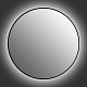Зеркало Cersanit Eclipse Smart 90 черное LED подсветка 