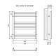 Lemark Полотенцесушитель Melange LM49607E П7 500x600 левый/правый