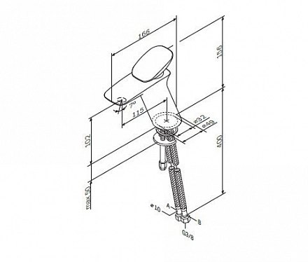 AmPm Cмеситель для умывальника Spirit V2.0 F70A02100