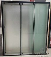 STELLA 130х200 см Душевое ограждение 7329 Черный 