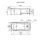 Alex Baitler Ванна акриловая Saima 170*70