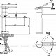 Bravat Смеситель для умывальника (F1410445BW-RUS)