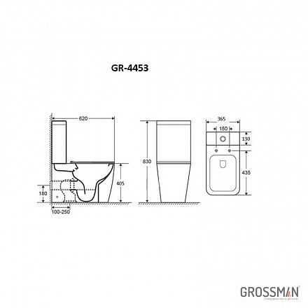 Унитаз напольный Grossman GR-4453S