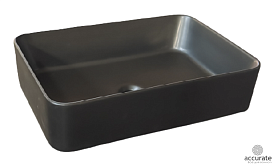 SSWW Раковина накладная 55, черный матовый CL3337 matte black