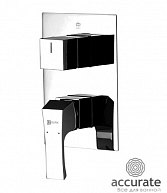 LeMark UNIT LM4527C Смеситель для ванны и душа встраиваемый на два положения