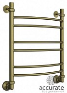 ДВИН Полотенцесушитель L 60/50 Водяной (1"-1/2" К3 Золотой матовый)