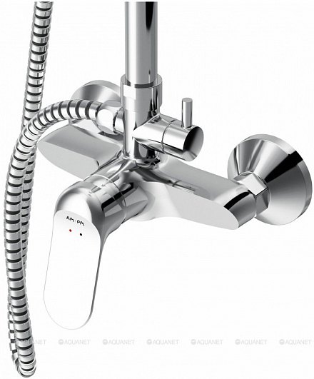 AmPm Sunny,душ.система,набор:см-ль д/душа с переключателем,верхний душ d220 мм, ручной душ 110, F0785C800