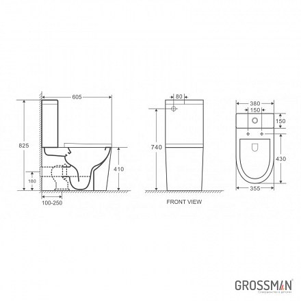 Унитаз напольный Grossman GR-4450S