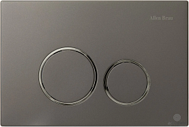 Allen Brau PRIORITY Кнопка смыва пневмо, abs графит /хром 9.20001.GR