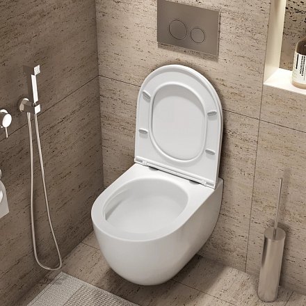 Grossman Унитаз подвесной GR-4411SQC Tornado безободковый 520x360x400