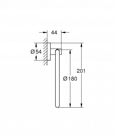 GROHE Essentials Кольцо для полотенца (40365DC1)