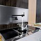 Pot Filler кран над плитой черный