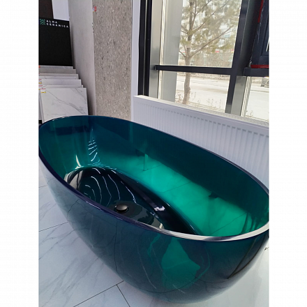Отдельностоящая ванна Minotti Luna 170*78 Blue