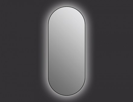 Зеркало Cersanit Eclipse Smart 50*122 черное LED подсветка