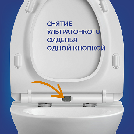 CERSANIT Комплект PARVA CO DPL EO slim инсталляция BLACK кнопка LEON пластик хром глянцевый